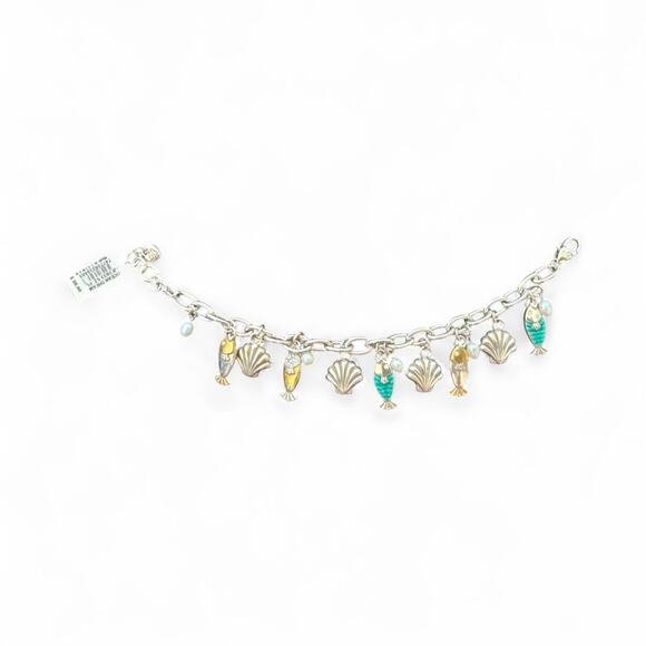 Brighton Ocean Dream Charm Bracelet, NWT MSRP $98.00 - Picture 2 of 4